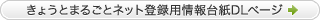 きょうとまるごとネット登録用情報台紙ダウンロードページ